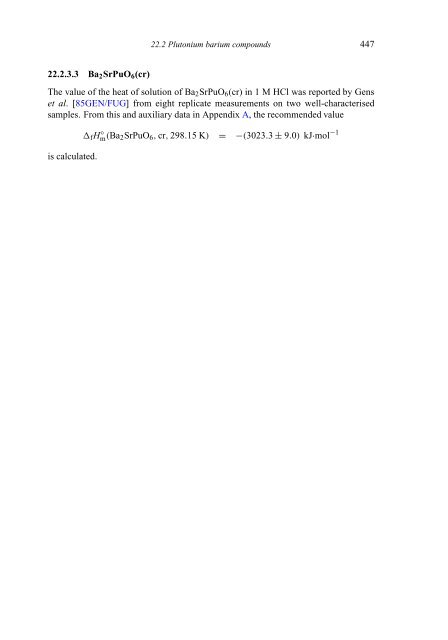 chemical thermodynamics of neptunium and plutonium - U.S. ...