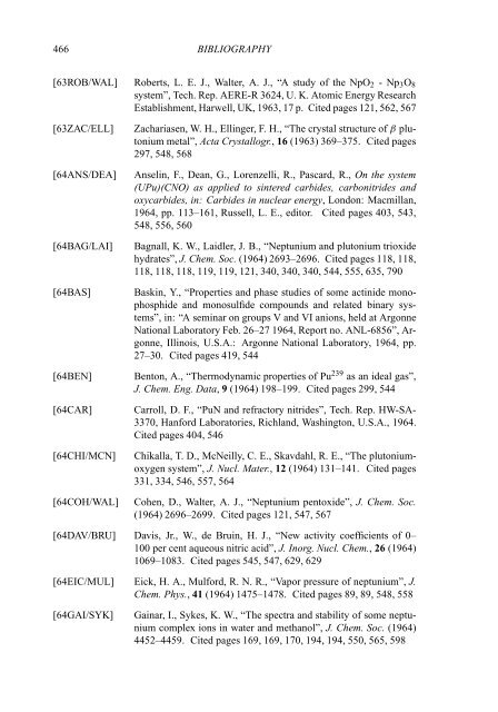 chemical thermodynamics of neptunium and plutonium - U.S. ...