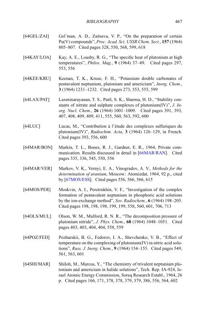 chemical thermodynamics of neptunium and plutonium - U.S. ...