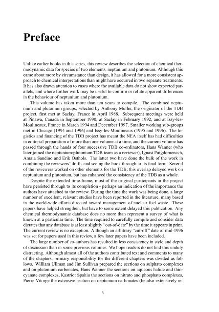 chemical thermodynamics of neptunium and plutonium - U.S. ...