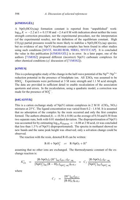 chemical thermodynamics of neptunium and plutonium - U.S. ...