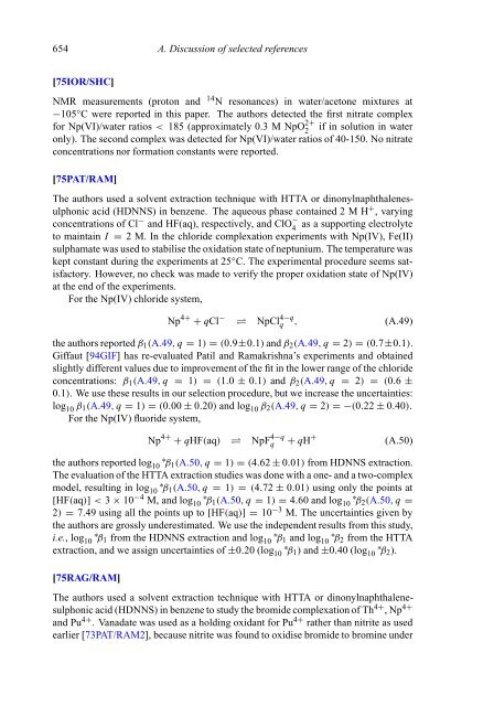 chemical thermodynamics of neptunium and plutonium - U.S. ...