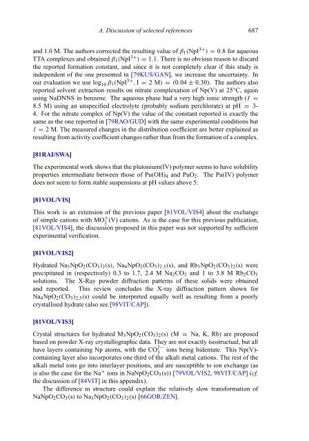 chemical thermodynamics of neptunium and plutonium - U.S. ...