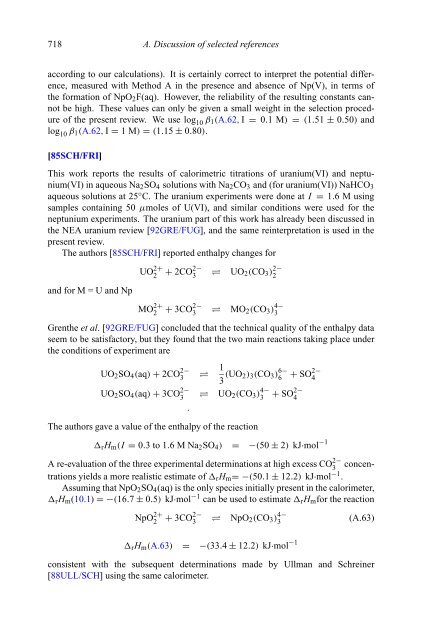 chemical thermodynamics of neptunium and plutonium - U.S. ...