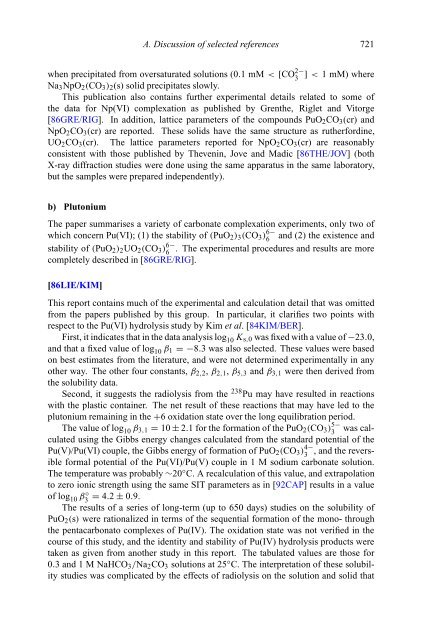 chemical thermodynamics of neptunium and plutonium - U.S. ...