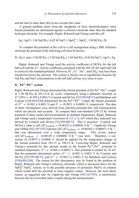 chemical thermodynamics of neptunium and plutonium - U.S. ...