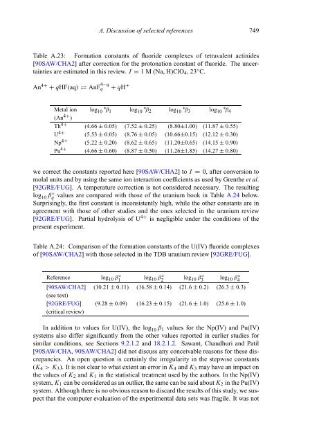 chemical thermodynamics of neptunium and plutonium - U.S. ...