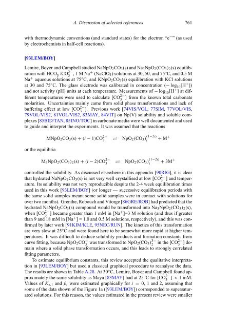 chemical thermodynamics of neptunium and plutonium - U.S. ...