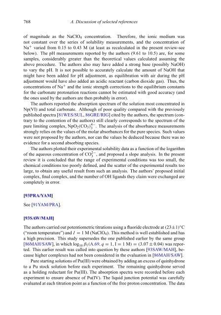 chemical thermodynamics of neptunium and plutonium - U.S. ...