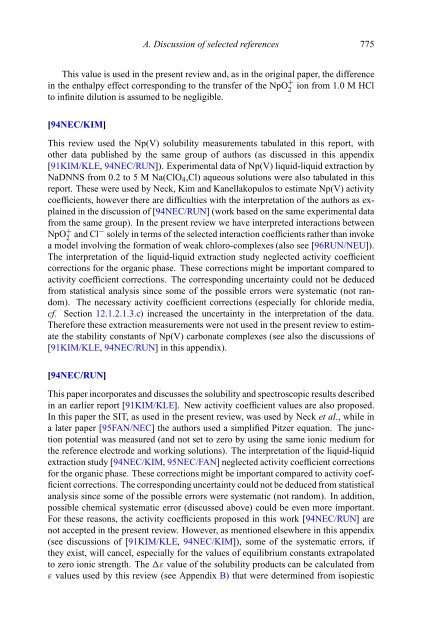 chemical thermodynamics of neptunium and plutonium - U.S. ...