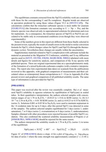 chemical thermodynamics of neptunium and plutonium - U.S. ...