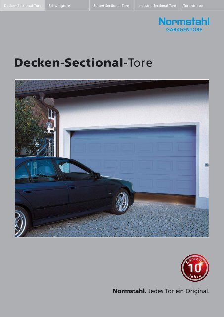 Decken-Sectional-Tore - schaller+brunner GmbH in Reichertshausen