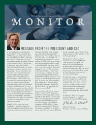 Message froM the president and ceo - Medical Assurance Company ...