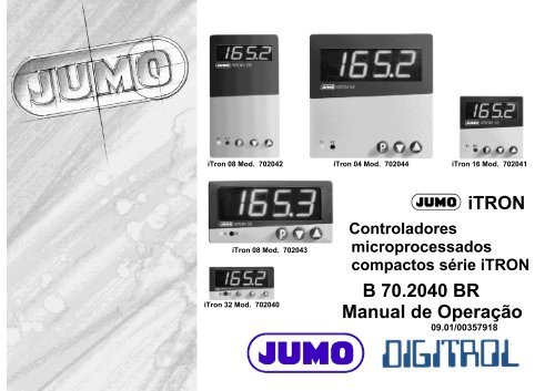 Controlador ITRON 70.2040 Jumo - Digitrol