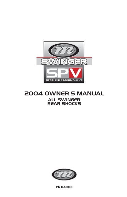 2004 Swinger Owner's Manual.pdf - Manitou