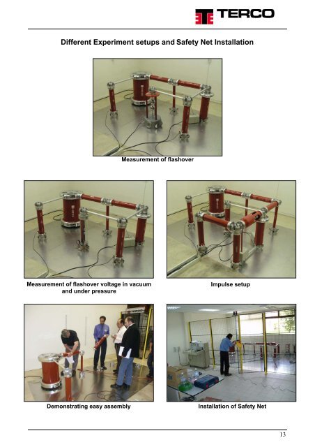 High Voltage Modular Training Set HV 9000 - Terco