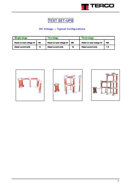 High Voltage Modular Training Set HV 9000 - Terco