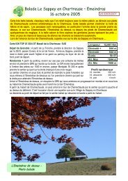 Balade Le Sappey en Chartreuse â Emeindras ... - Jean-Louis Negre