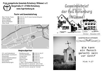 Gemeindebrief 2011 10-11 - FeG Rotenburg