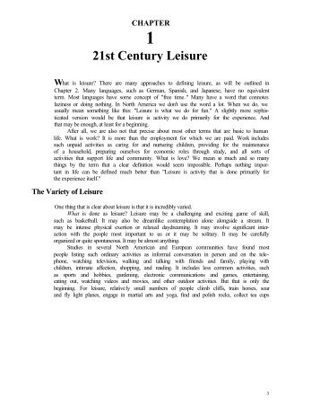 21st Century Leisure - Classweb