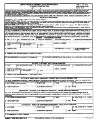 DoDEA Form 600: Student Registration