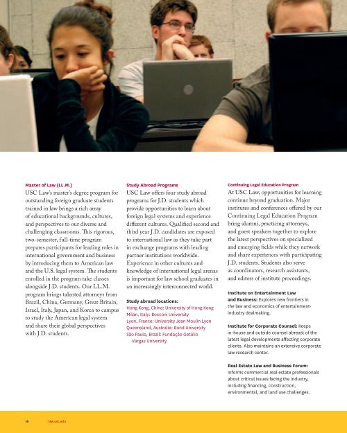 Download Viewbook - USC Gould School of Law - University of ...