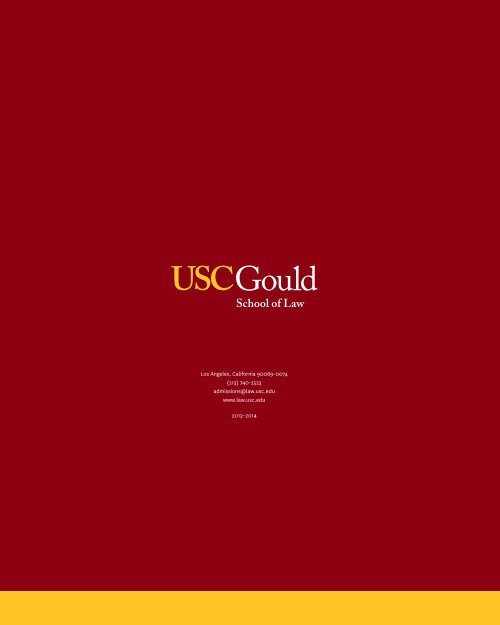 Download Viewbook - USC Gould School of Law - University of ...