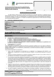 solicitud de certificacion producción vegetal notificación de actividad