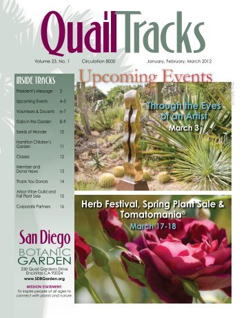 Upcoming Events - San Diego Botanic Garden
