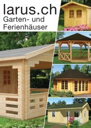 Katalog Garten- und Ferienhäuser - Larus.ch