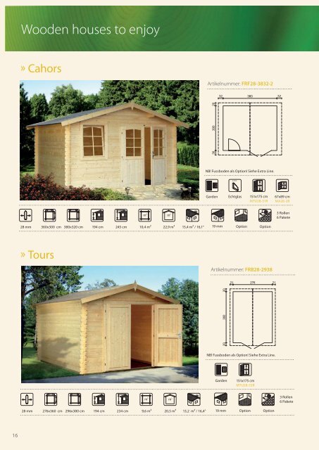 Katalog Garten- und Ferienhäuser - Larus.ch