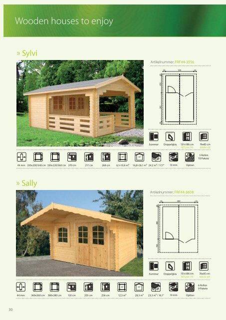 Katalog Garten- und Ferienhäuser - Larus.ch