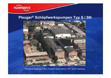 Pleuger Schöpfwerkspumpe Typ S/SN - TS-Pumpentechnik GmbH