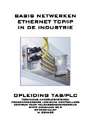 Basis Netwerken - Ethernet TCP/IP in de industrie - RTC Oost ...