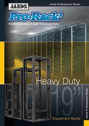 to view the Pro-Rack2 Brochure - Jands