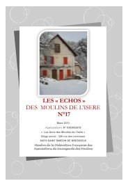Les Echos des Moulins de l'Isère - FFAM