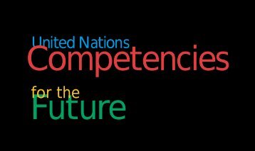Competencies - UNEP