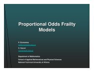 Proportional Odds Frailty Models