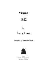 Vienna 1922 by Larry Evans - Russell Enterprises, Inc.