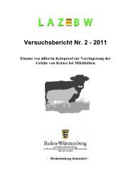 Versuchsbericht Nr. 2 - 2011 Einsatz von allbovin Ketoproof zur ...