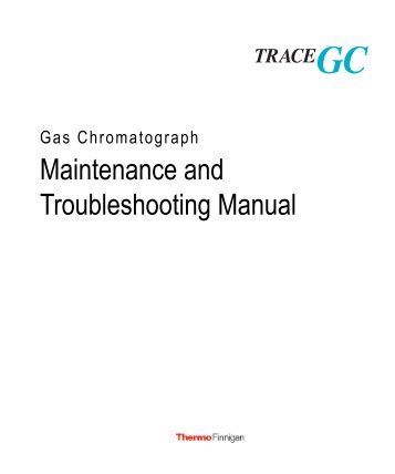 Maintenance and Troubleshooting Manual