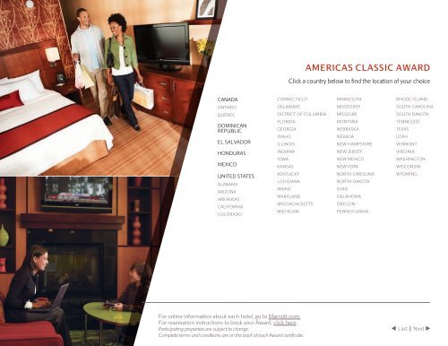 AMERICAS CLASSIC AWARD - Marriott