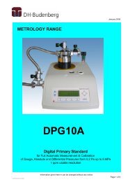 DPG10A - Chamois Metrology