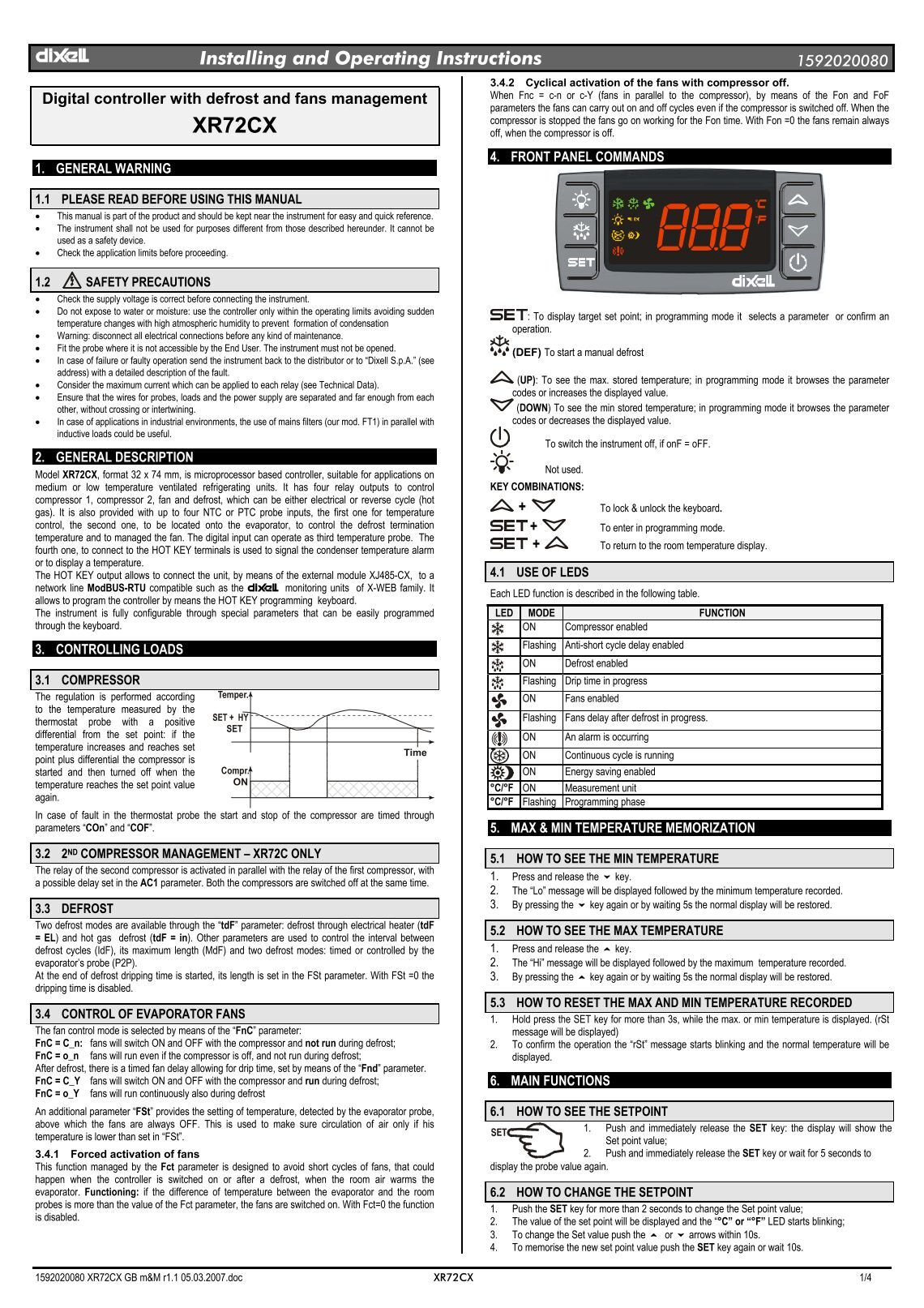 Dixell Cx 660 Manual