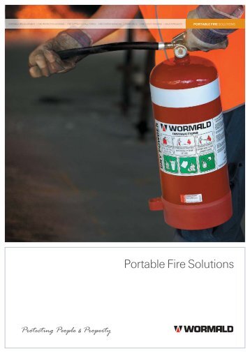 Portable Fire Extinguisher Catalogue - Wormald New Zealand