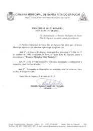 CÂMARA MUNICIPAL DE SANTA RITA DO SAPUCAí - Governo do ...