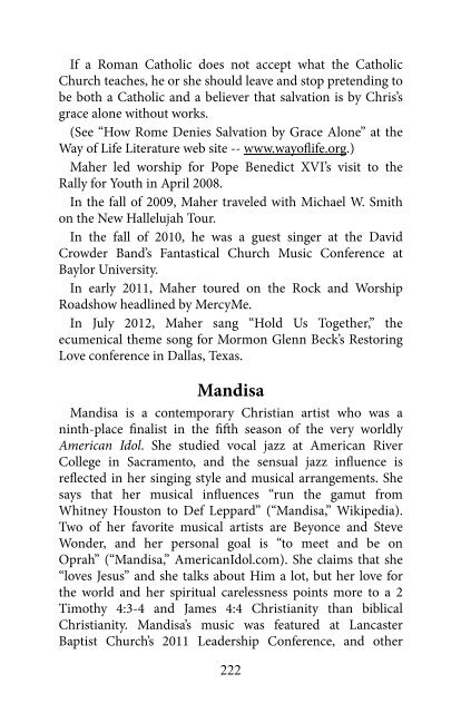 Directory of Contemporary Worship Musicians - Way of Life Literature
