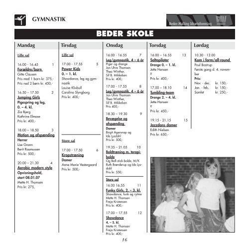 SÃRNUMMER - Beder-Malling IdrÃ¦tsforening