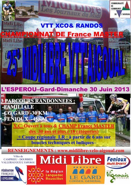 Championnat de France XCO Masters - VTT85