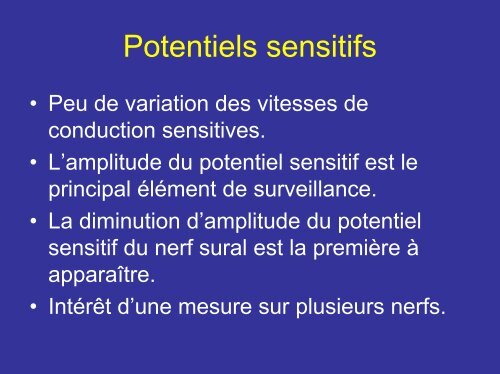 L'ENMG dans la surveillance des traitements par Thalidomide